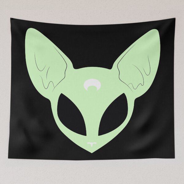 Item preview, Alien Sphynx (black) designed and sold by myacideyes.