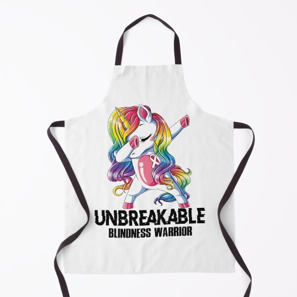 Item preview, Blindness Awareness - Unicorn Blindness Warrior Ribbon UNBREAKABLE designed and sold by Fernandezf.