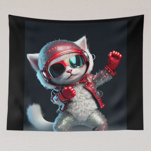 Item preview, Cute Cosmic Cat - Anime Art design designed and sold by AlNoah.