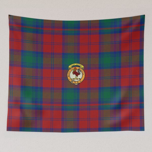 Item preview, Clan Byres Scottish Tartan and Crest designed and sold by BagTown Clans.