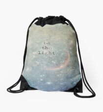 be the light Drawstring Bag