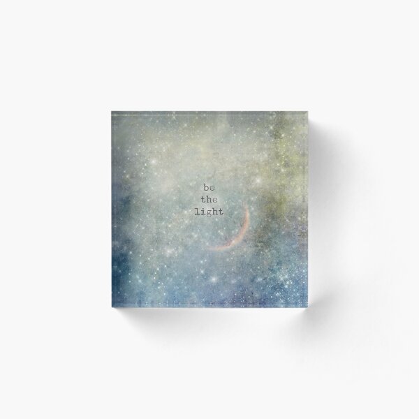 be the light Acrylic Block