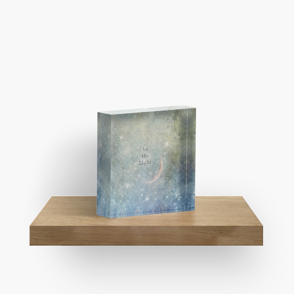 be the light Acrylic Block