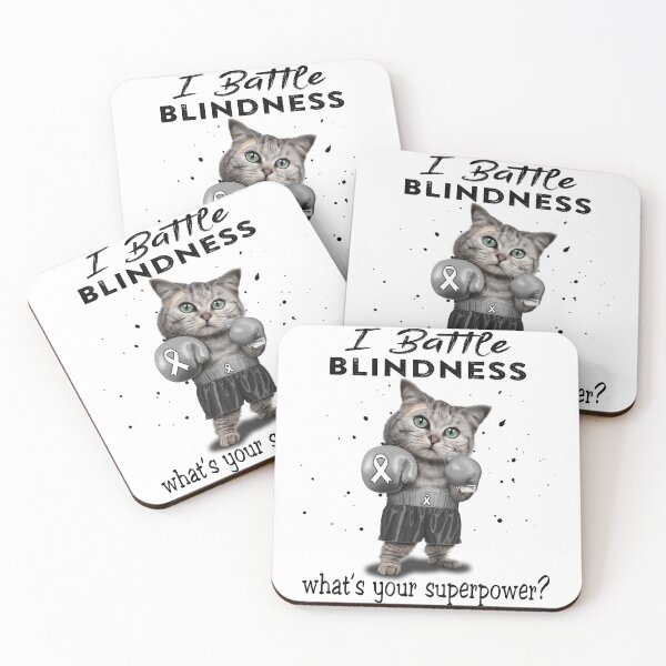 Item preview, Blindness Warrior - I Battle Blindness What Is Your Superpower? designed and sold by Jennpak.