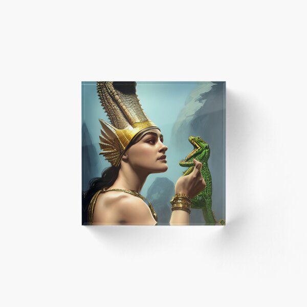 Item preview, Crocodile Goddess designed and sold by DangerRabbit.