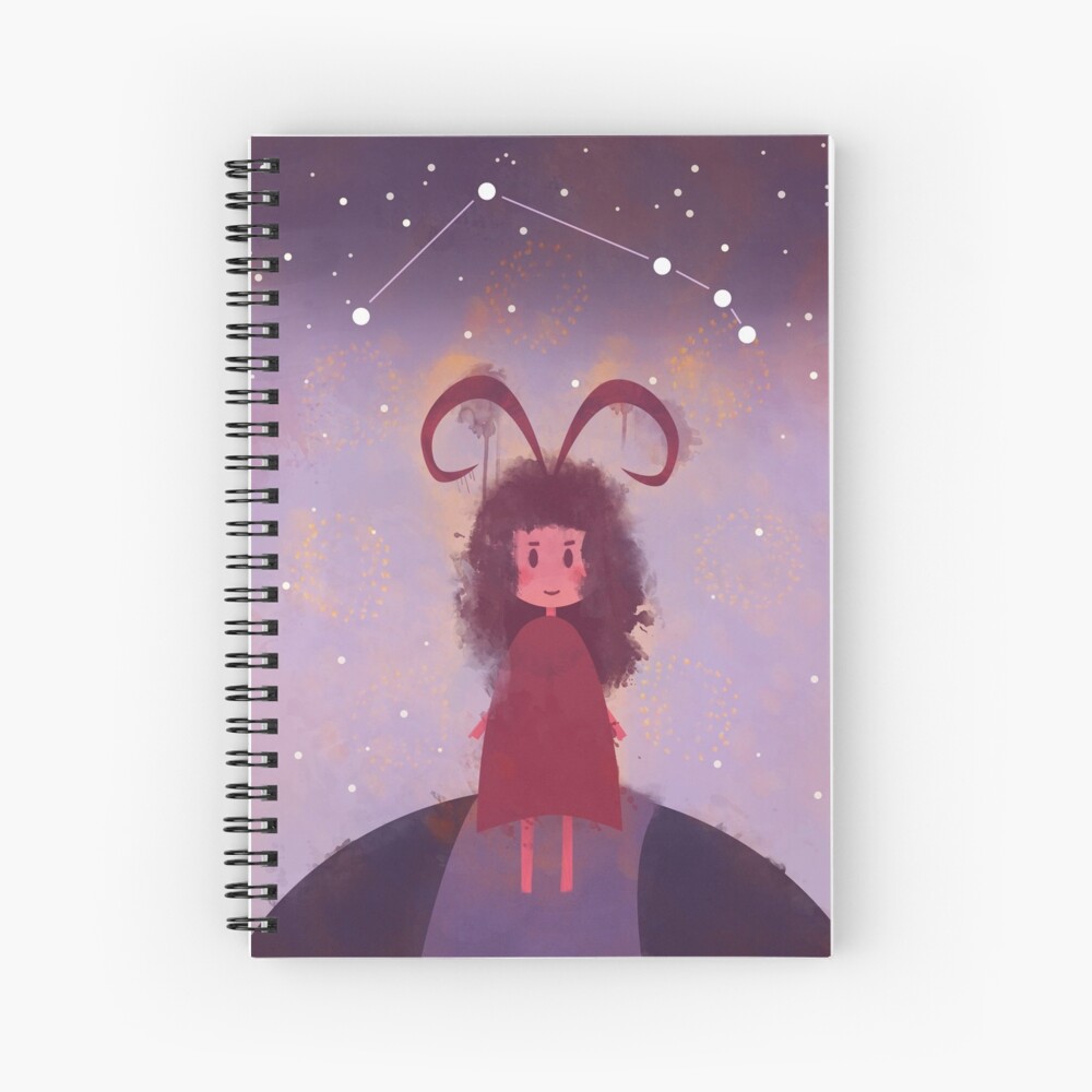 Aries Spiral Notebook