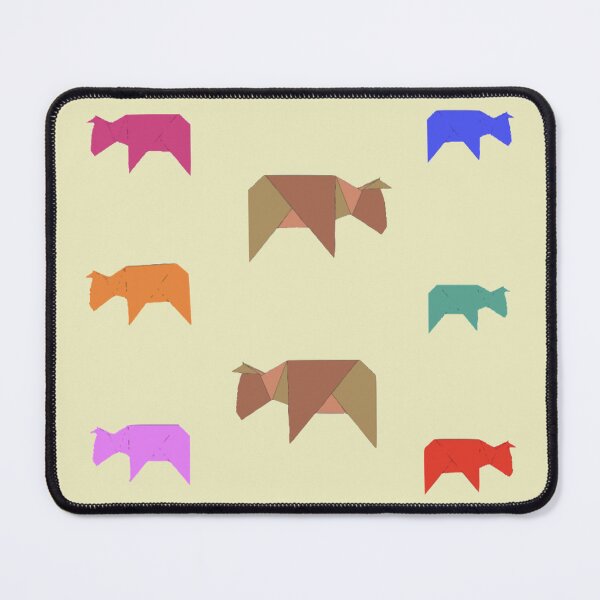 Item preview, Origami cows geometric style designed and sold by glowvim.