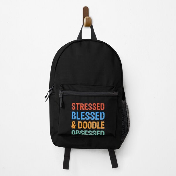 Item preview, Stressed Blessed and Doodle Obsessed Dog Gift designed and sold by Guarddogdrive.