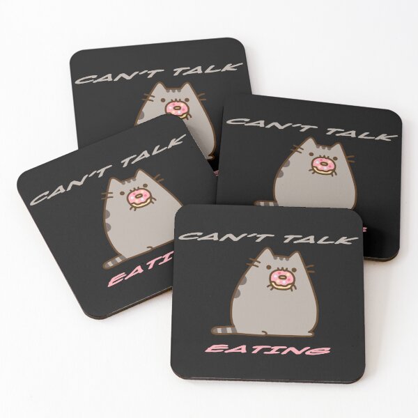 Item preview, [Can't Talk Eating] Sticker  designed and sold by CuteHigh01.