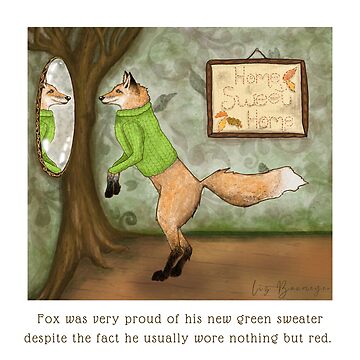 Artwork thumbnail, Fox in a Sweater by Liz Baxmeyer