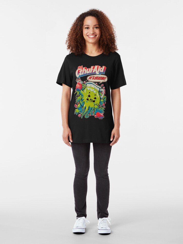 Alternate view of CTHUL-AID Slim Fit T-Shirt