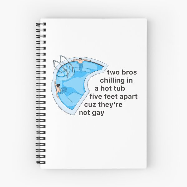 Item preview, Two bros chilling in a hot tub Vine Reference designed and sold by Alex Goubar.