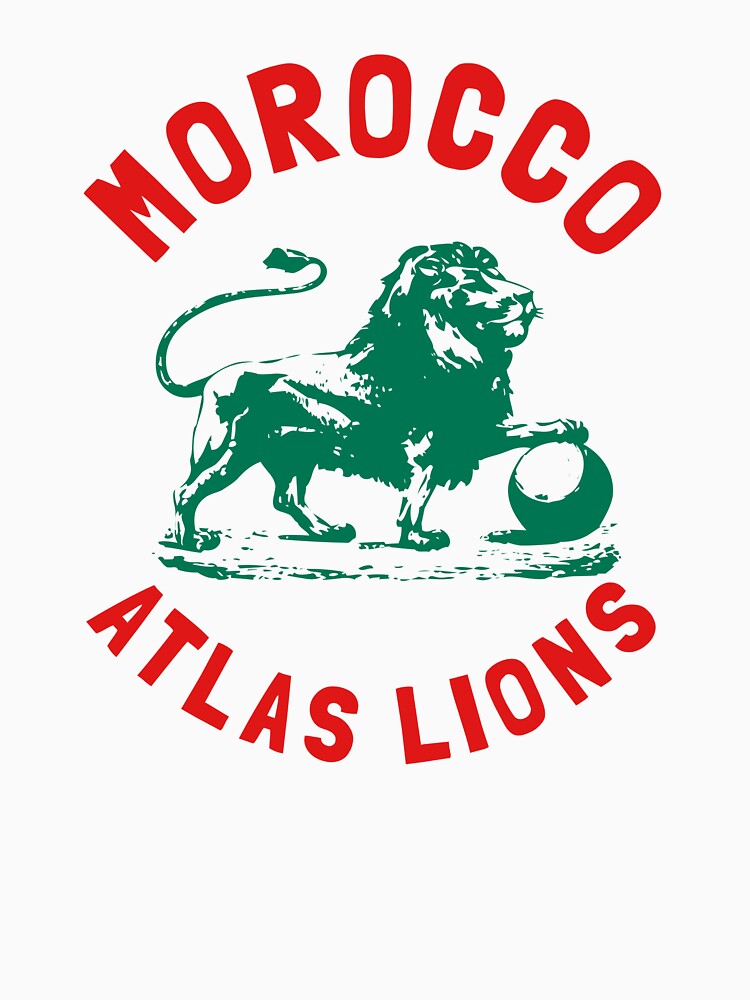 Discover Morocco Jersey T-Shirt | Team Morocco Atlas Lions fans graphic tee Essential T-Shirt