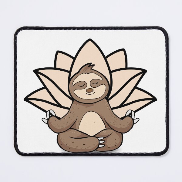 Item preview, all i need is yoga sloth and love designed and sold by med-sp-shop5.