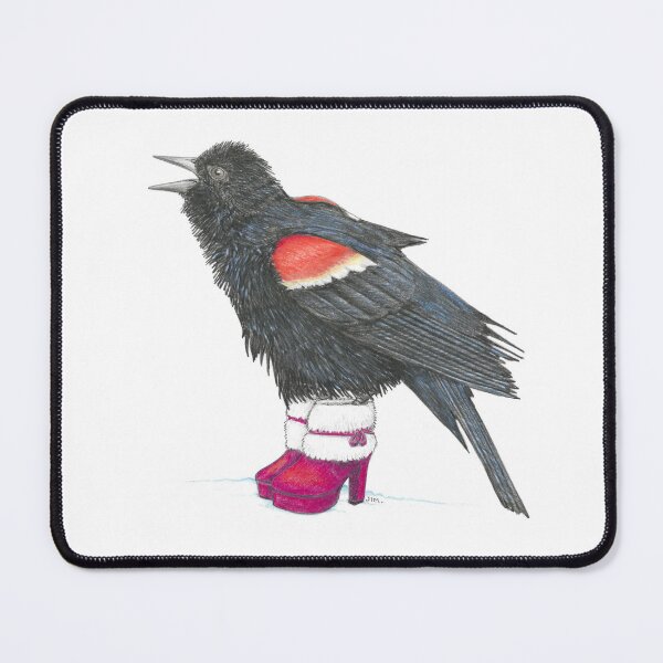 Item preview, Colly Bird in Christmas Boots designed and sold by JimsBirds.