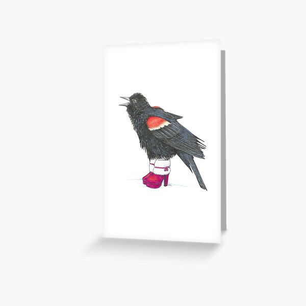 Item preview, Colly Bird in Christmas Boots designed and sold by JimsBirds.