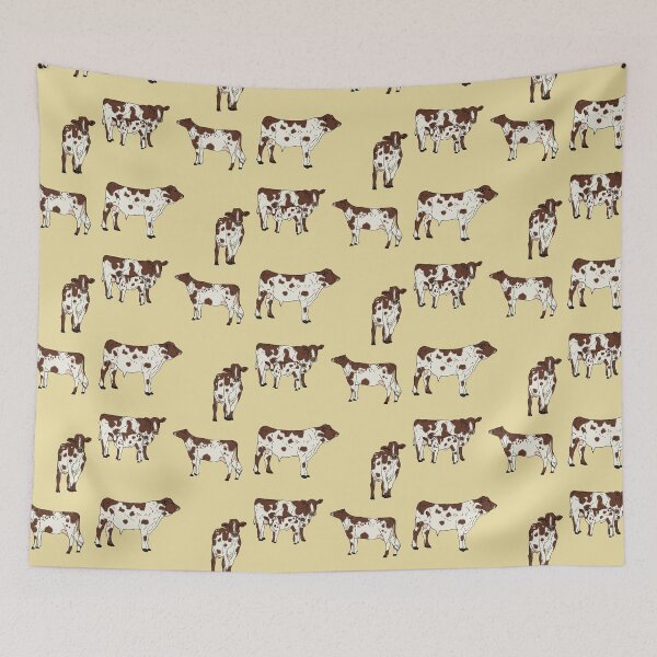 Item preview, Ayrshire Cows Pattern Yellow designed and sold by Ashley Gagnon.