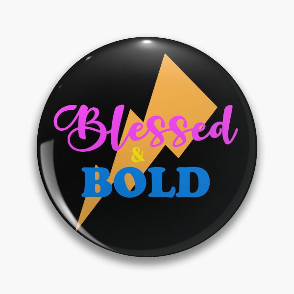 Item preview, Blessed and Bold Lightning Bolt Retro Black designed and sold by DigitalPie.
