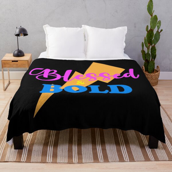 Item preview, Blessed and Bold Lightning Bolt Retro Black designed and sold by DigitalPie.