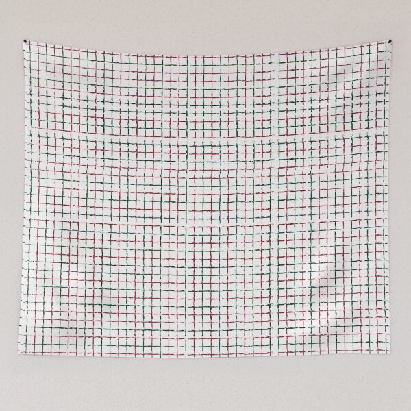 Item preview, Thin Red and Green Lines Check designed and sold by PSCSCo.