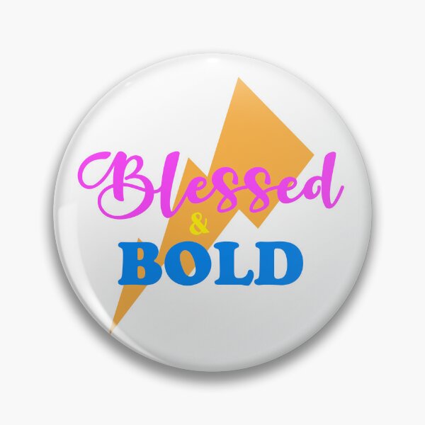 Item preview, Copy of Blessed and Bold Lightning Bolt Retro Black designed and sold by DigitalPie.