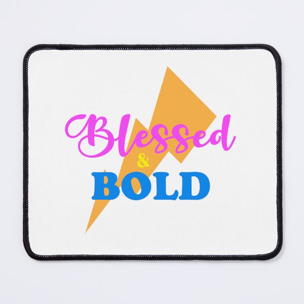 Item preview, Copy of Blessed and Bold Lightning Bolt Retro Black designed and sold by DigitalPie.