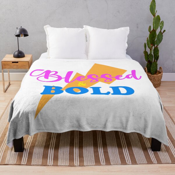 Item preview, Copy of Blessed and Bold Lightning Bolt Retro Black designed and sold by DigitalPie.