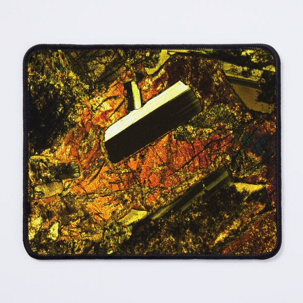 Item preview, Petrographic of Cross Polarized Light on Twinning Feldspar designed and sold by Canadamarsworks.