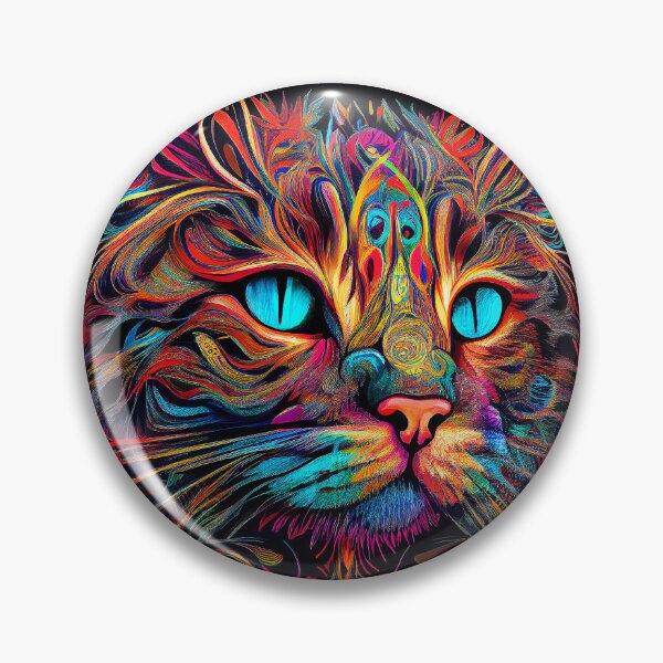 Item preview, Psychadelic Cat designed and sold by gregblomberg.