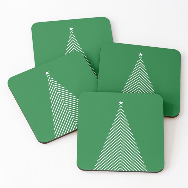 Item preview, Minimal Christmas Tree - on Green designed and sold by boltjesdesign.