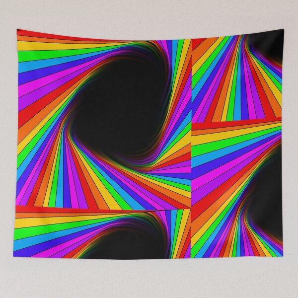 Item preview, Rainbow Spiral Void designed and sold by Wasted Potential ink.