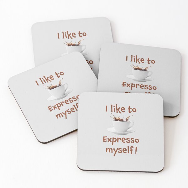 Item preview, I like to Expresso myself! - (+ View this design on 75+ products) designed and sold by Julien Hebbrecht.