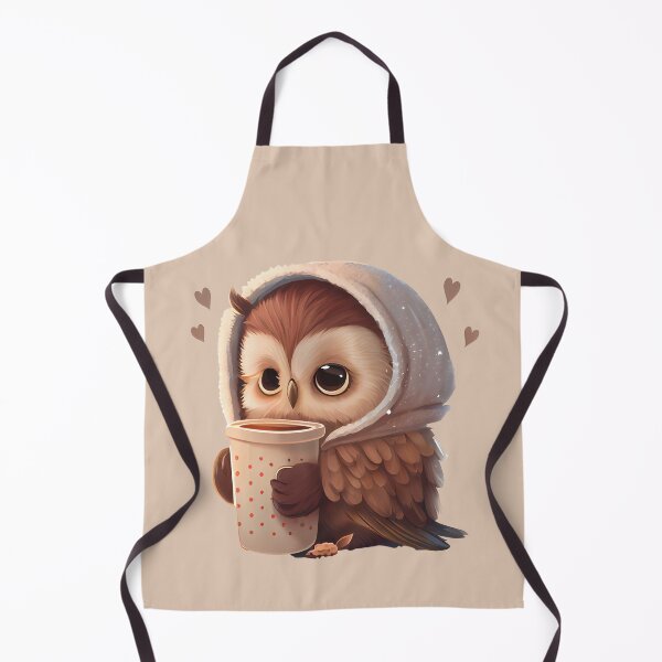 Item preview, Cute Owl Drinking Hot Chocolate, Hot Cocoa, chocolate lover, owl lover, winter designed and sold by Mumzy2many.