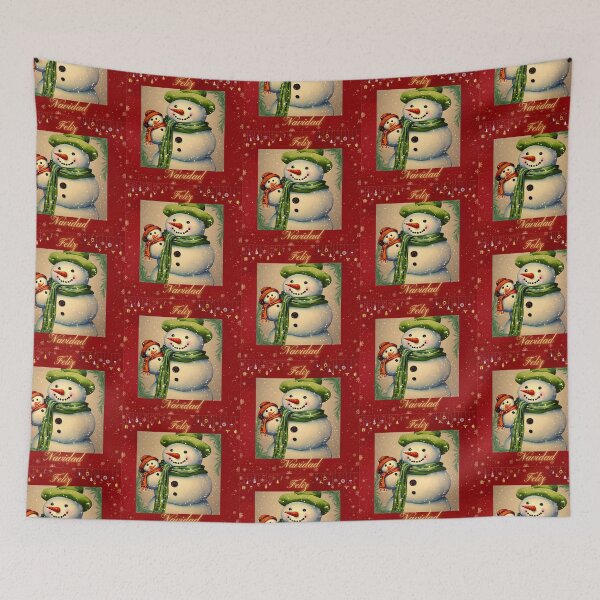 Item preview, Feliz Navidad de parte del muñeco de nieve y el bebé muñeco de nieve designed and sold by DreamyEscapism.