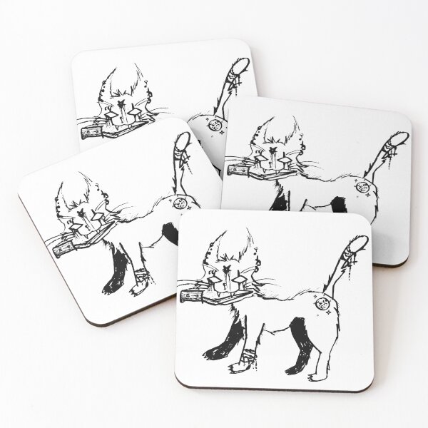 Item preview, Edgy demon cat designed and sold by Hekkoto.
