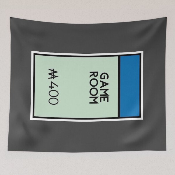 Item preview, Game Room Monopoly tile designed and sold by RstyBcktWkshp.