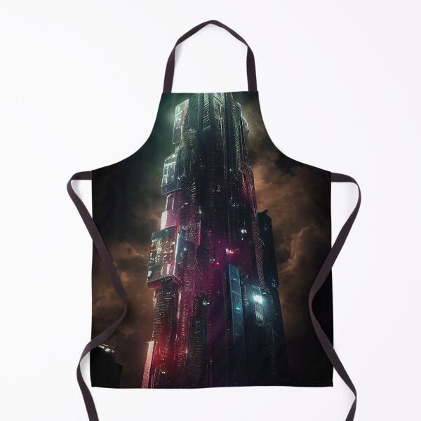 Item preview, Cyberpunk Skyscraper at Night designed and sold by AICreateWorlds.