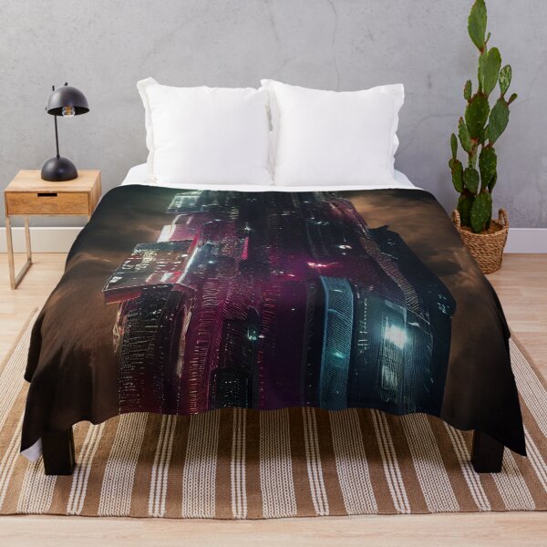 Item preview, Cyberpunk Skyscraper at Night designed and sold by AICreateWorlds.