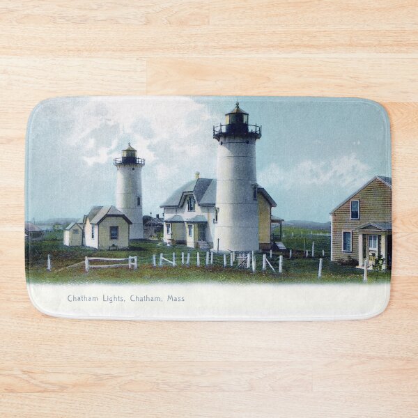 Item preview, 1910 Chatham Lighthouses, Cape Cod, Massachusetts designed and sold by historicimage.