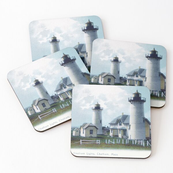 Item preview, 1910 Chatham Lighthouses, Cape Cod, Massachusetts designed and sold by historicimage.