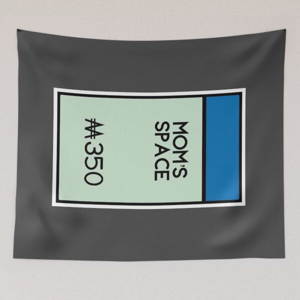 Item preview, Mom's Space, Park Place Monopoly tile designed and sold by RstyBcktWkshp.