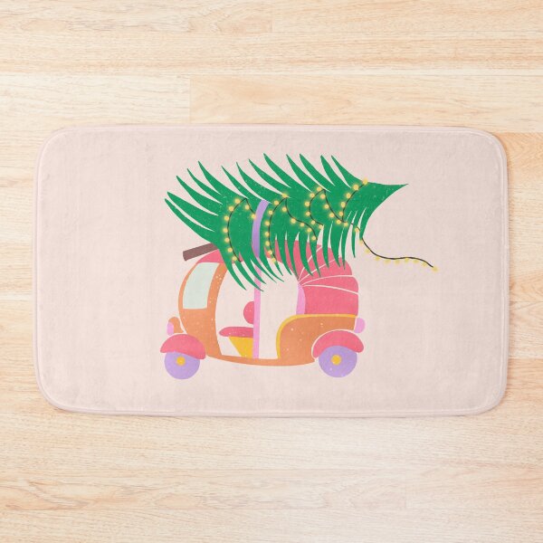 Item preview, Pink Christmas rickshaw designed and sold by Home Cyn Home.