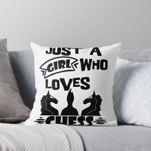 Item preview,  Just a girl who loves chess t shirts, just a girl who loves chess phone cases, just a girl who loves chess packpack, just a girl who loves chess mug, just a girl who loves chess leggings  designed and sold by Poussyarts.