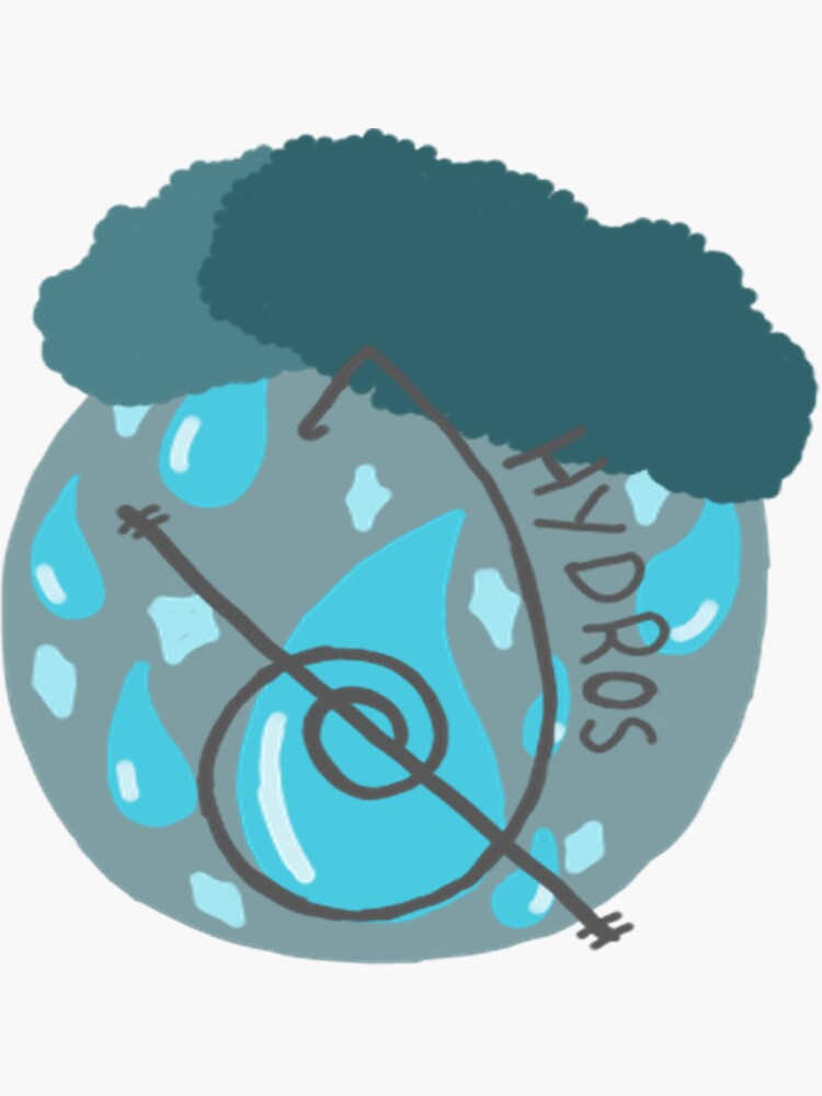 "Water Elemental Sticker" Sticker for Sale by alienstrayart Redbubble