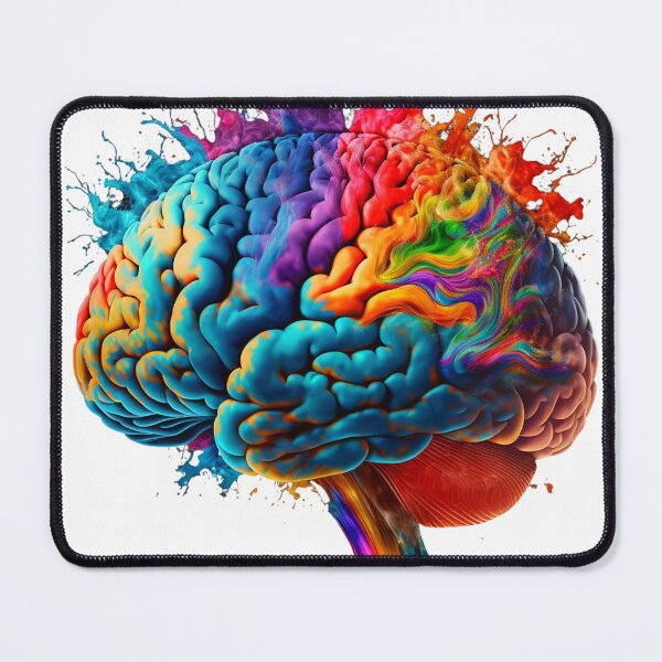 Item preview, Neurodiverse Autistic Rainbow Brain Sticker designed and sold by Itis-Whatitis.