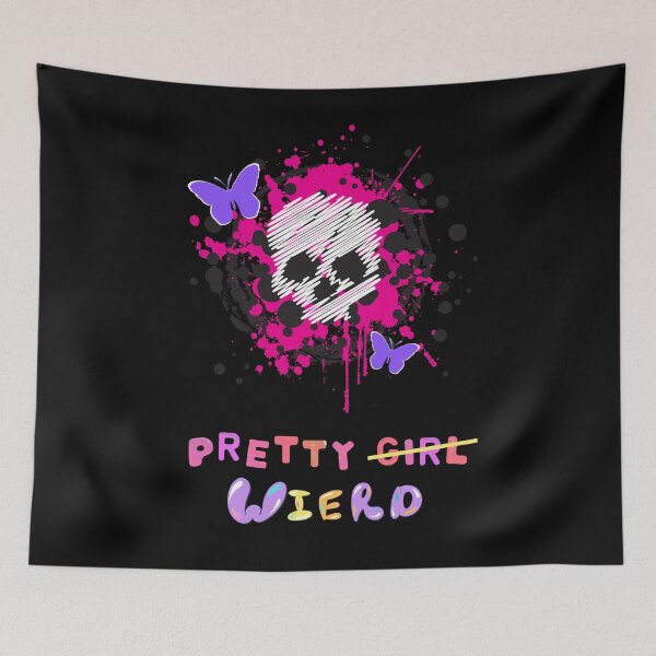 Item preview, Funny and dark Pretty weird girl designed and sold by AEROSPACE-IND.
