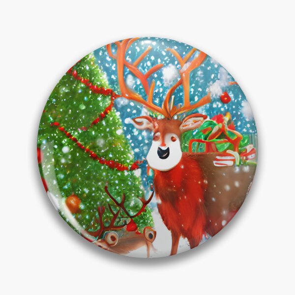 Item preview, Red reindeer in the season  designed and sold by deville13.