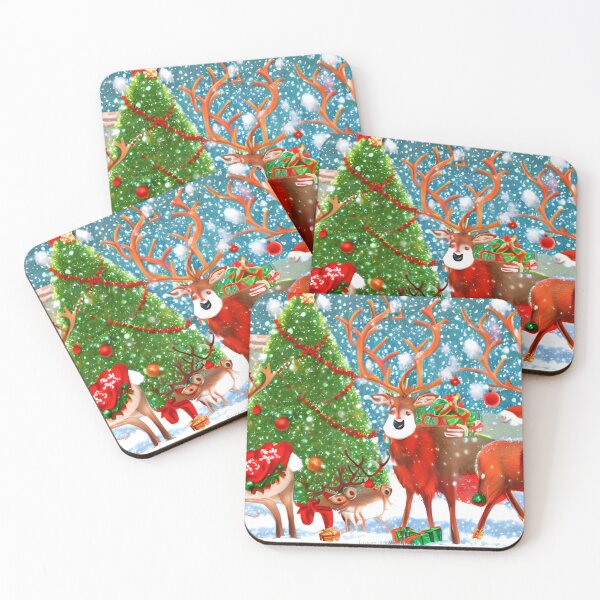 Item preview, Red reindeer in the season  designed and sold by deville13.