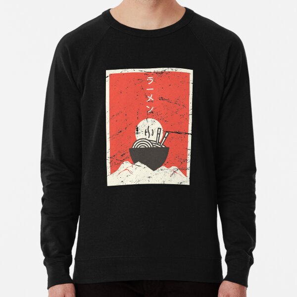 Vintage Japanese Anime Ramen Lightweight Sweatshirt