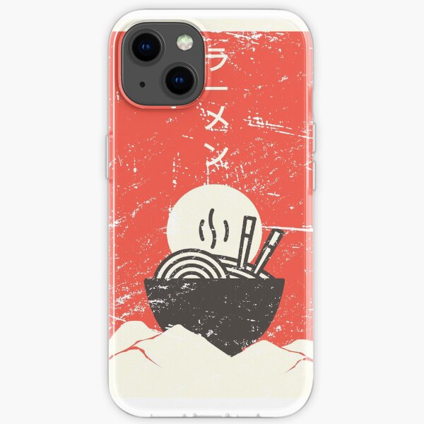 Vintage Japanese Anime Ramen iPhone Soft Case